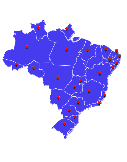 Cidades atendidas pelo ContabilON